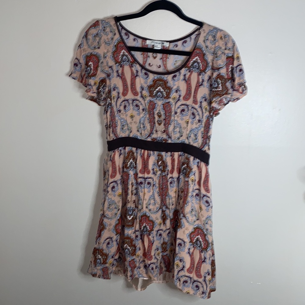 🎈Vintage Forever 21 paisley dress! - Picture 2 of 6
